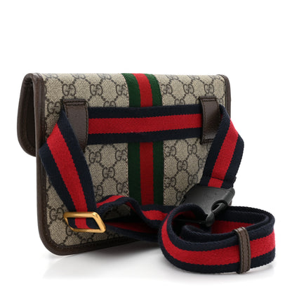 Gucci GG Supreme Monogram Web Small Ophidia Belt Bag Brown 3 of 9