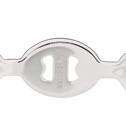 Hermes Sterling Silver MM Chaine d'Ancre Enchainee Cuff Bracelet ST 3 of 6