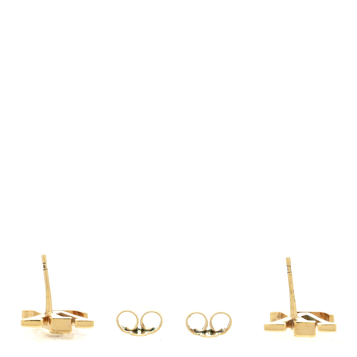 Metal LV Iconic Earrings Gold