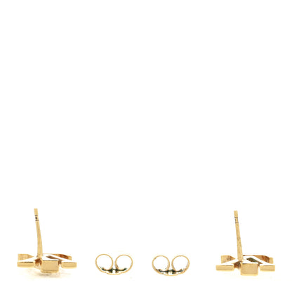Louis Vuitton Metal LV Iconic Earrings Gold 3 of 6