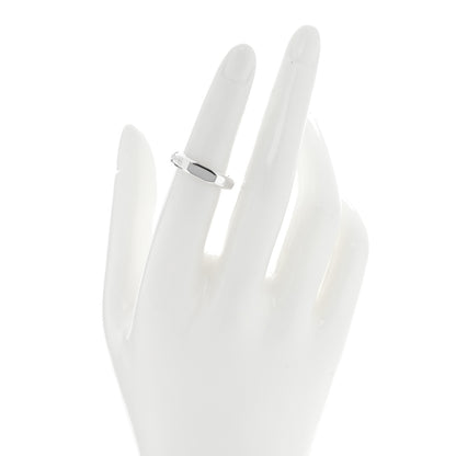 Tiffany Sterling Silver 1837 Makers Narrow Slice Ring 50 5.5 2 of 5