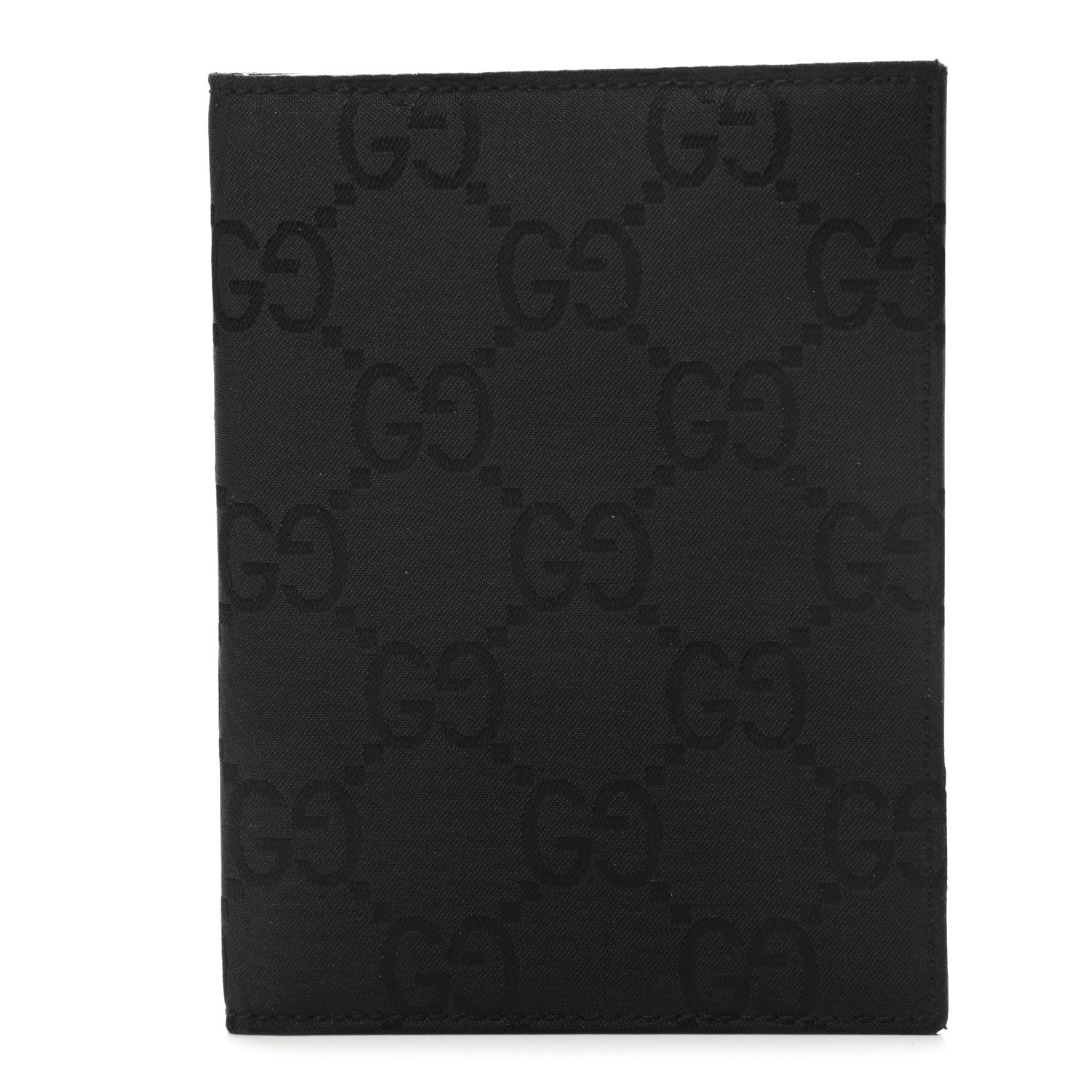 Gucci Nylon Monogram Passport Case Black 1 of 8