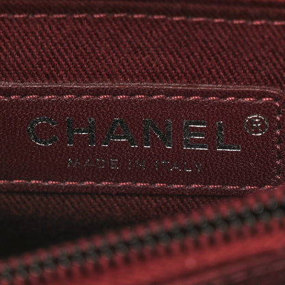 Chanel Caviar Chevron Quilted Small Coco Handle Flap So Black 6 of 14