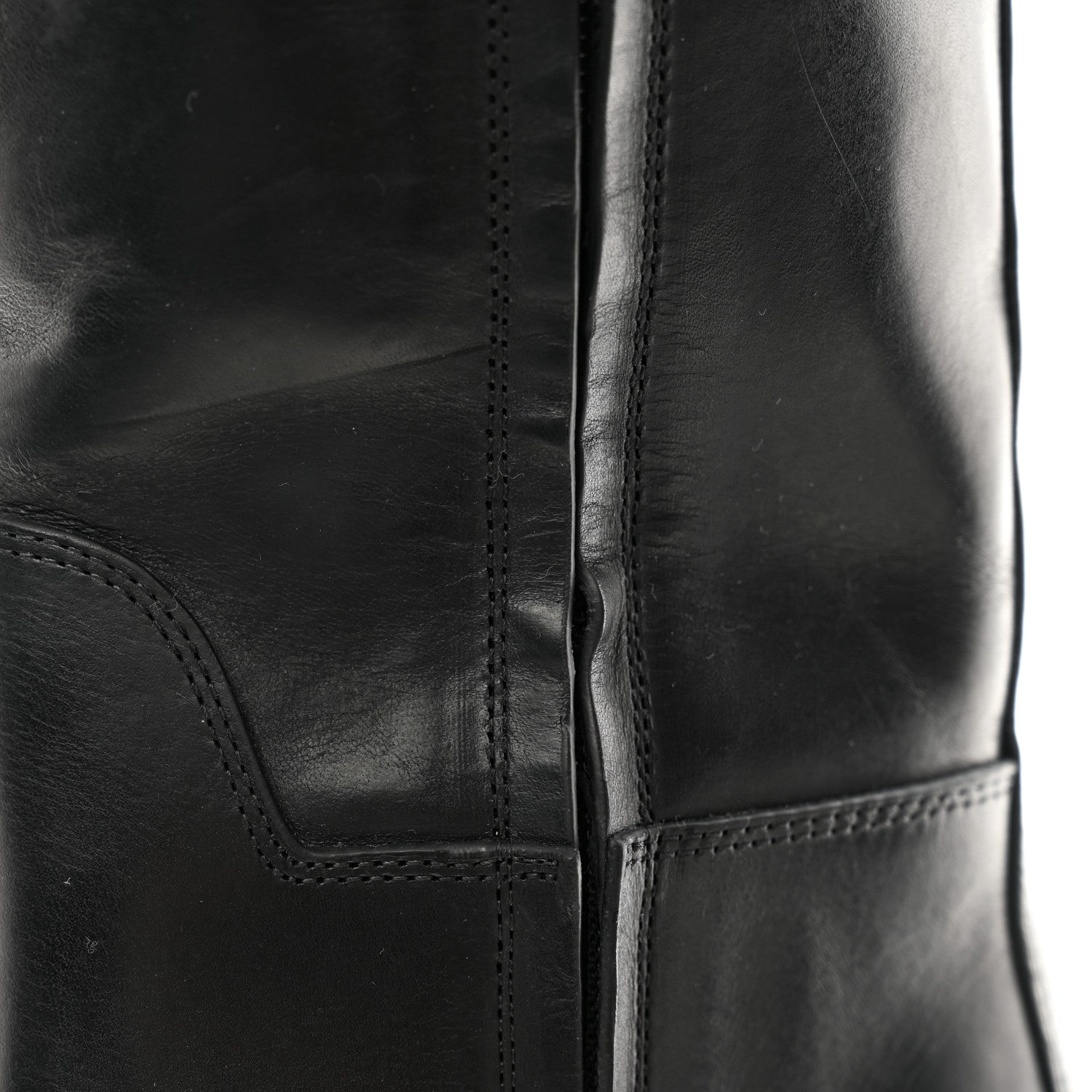 Bottega Veneta Calfskin The Tire High Boots 37 Black Camping 10 of 10
