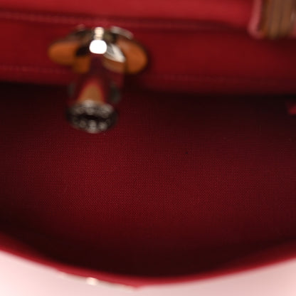 Hermes Vache Hunter Toile Herbag Zip 31 PM Rouge Grenat Natural 6 of 12