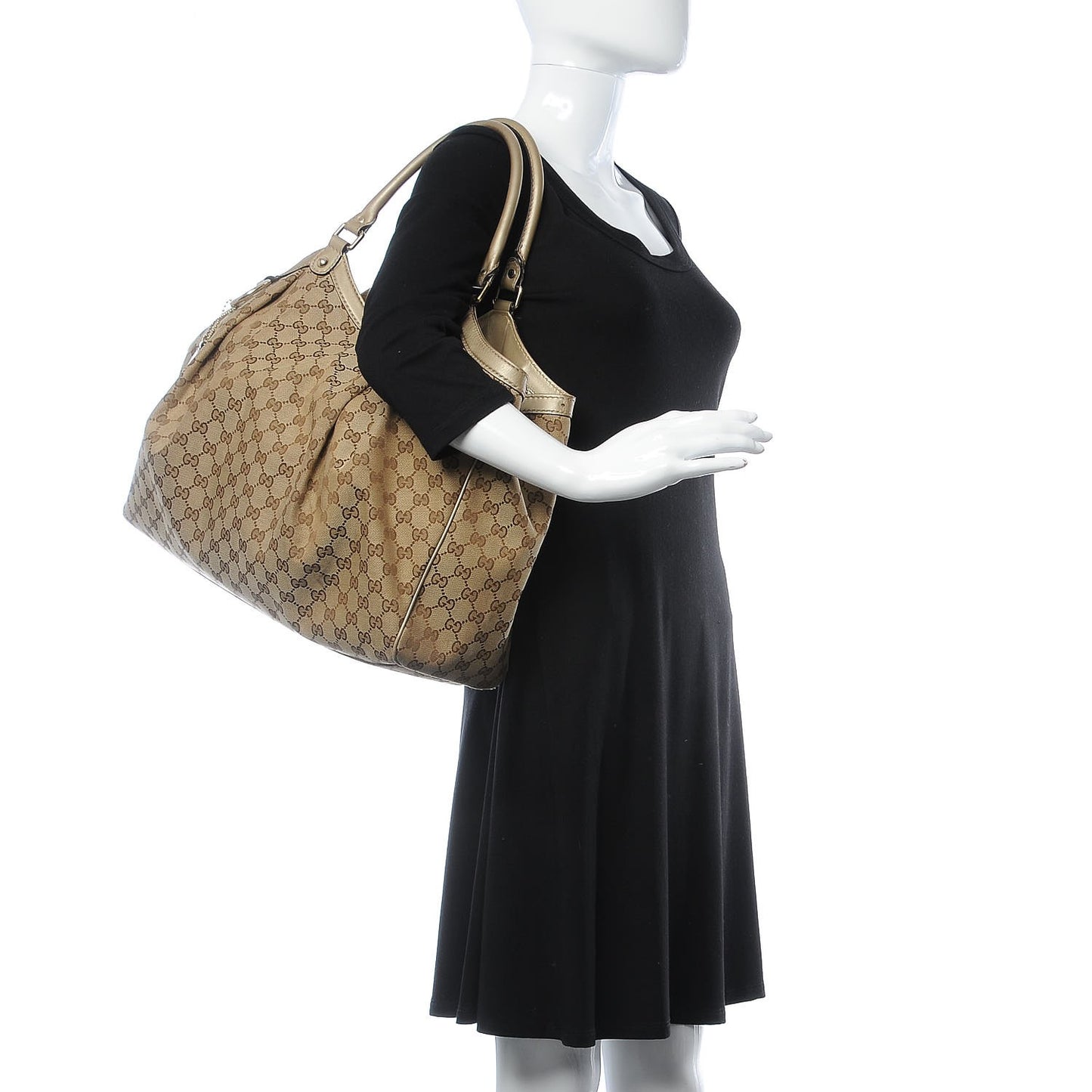Monogram Large Sukey Tote Champagne