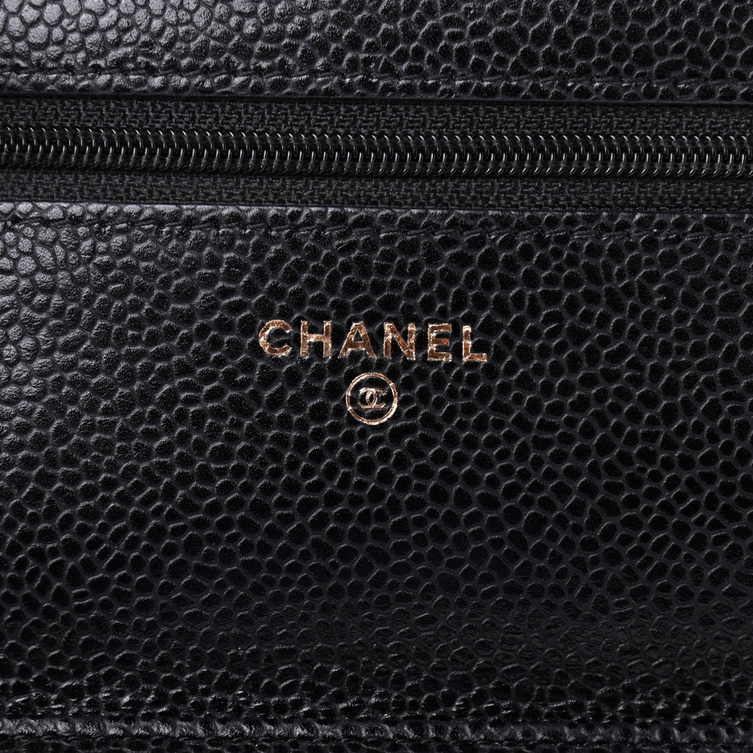 Chanel Caviar Quilted Wallet On Chain WOC Black 7 of 9