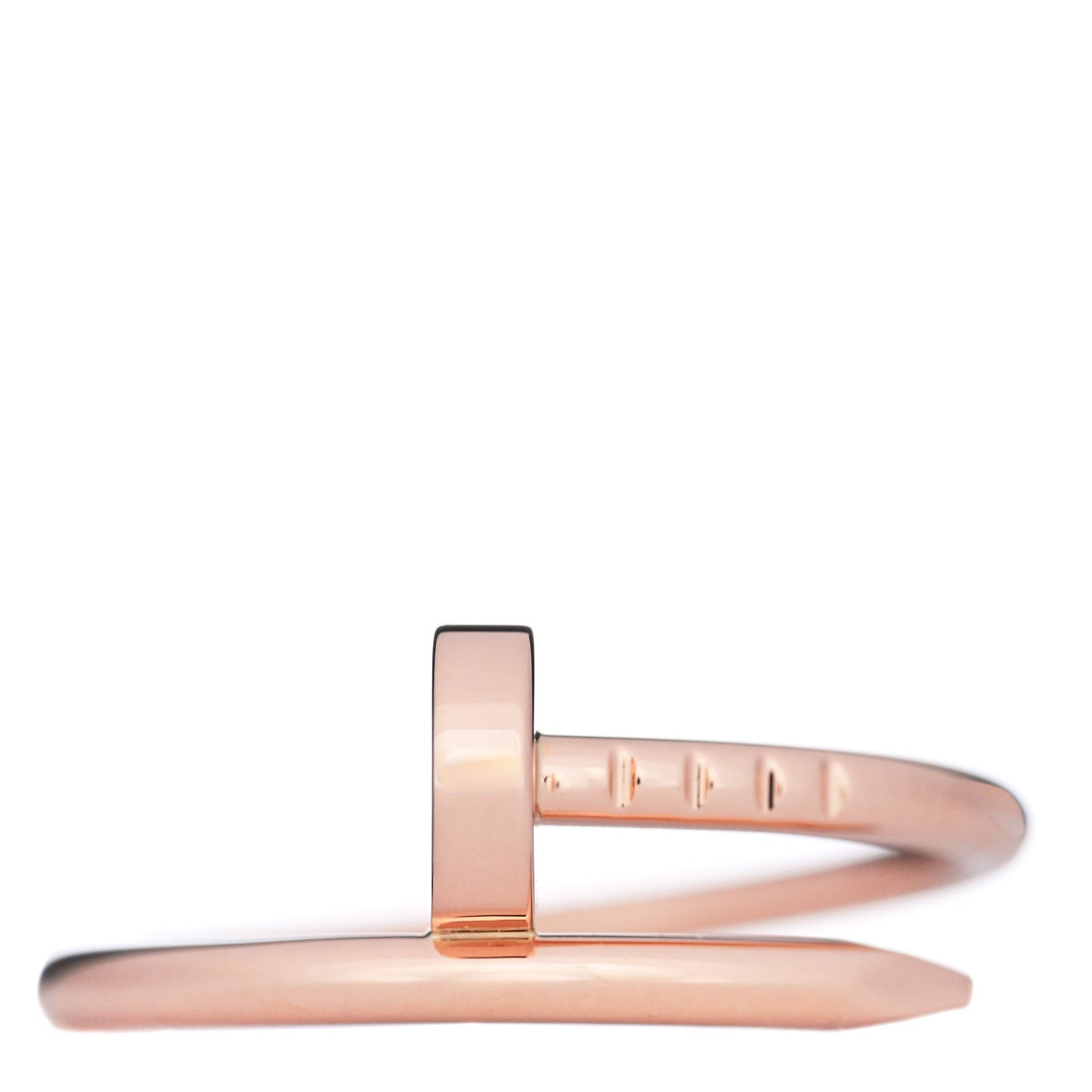 18K Pink Gold Small Juste Un Clou Ring 50 5.25
