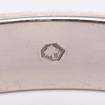 Cartier 18K White Gold 3.5mm LOVE Wedding Band Ring 53 6.25 5 of 11