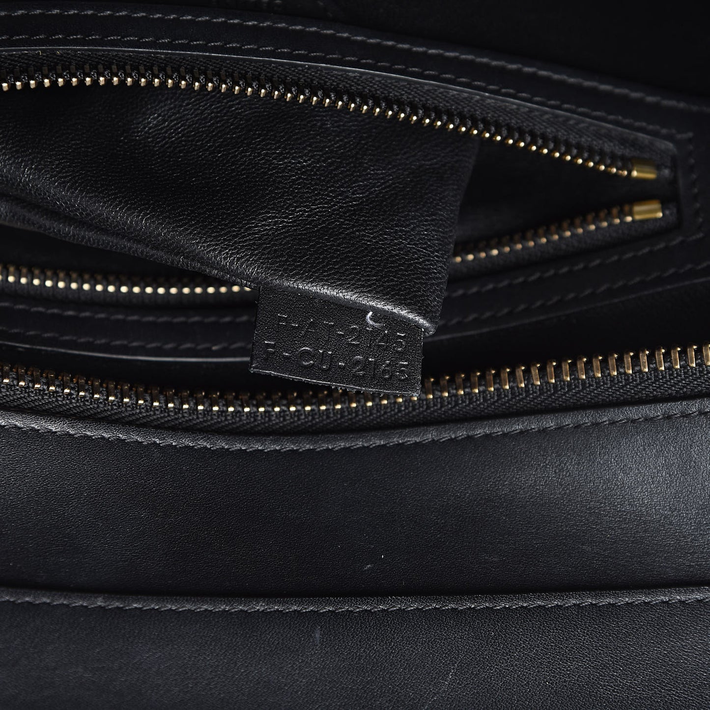 Smooth Calfskin Micro Luggage Black