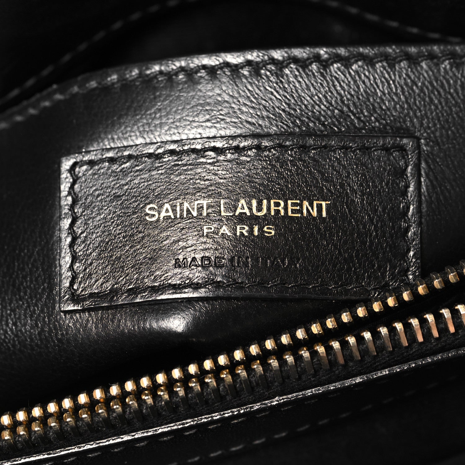 Saint Laurent Calfskin Y Quilted Monogram Small Loulou Chain Satchel Black 6 of 12