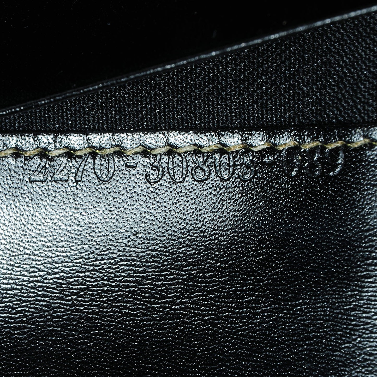 Vintage Pequin Stripe Checkbook Wallet Tobacco
