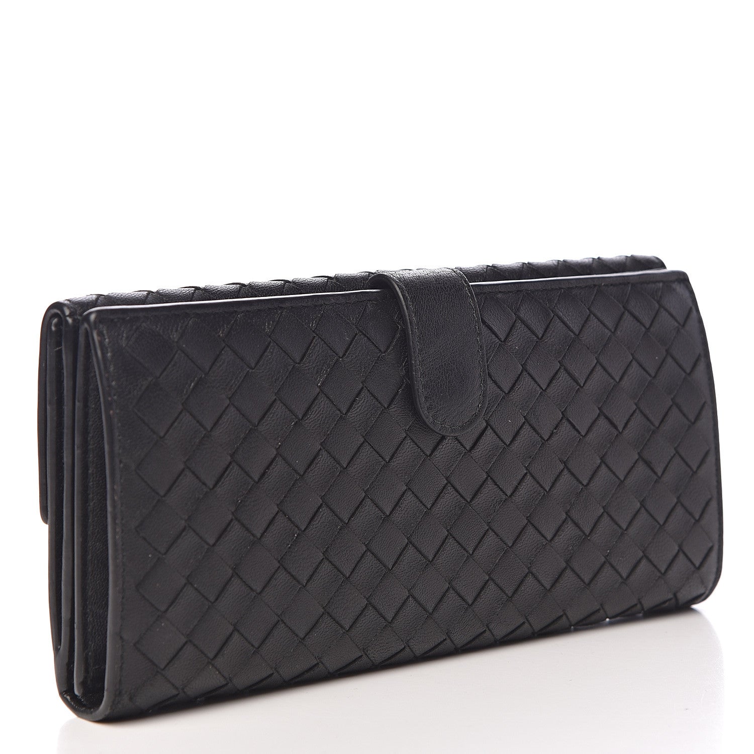 Bottega Veneta Nappa Intrecciato Continental Wallet Black 3 of 9