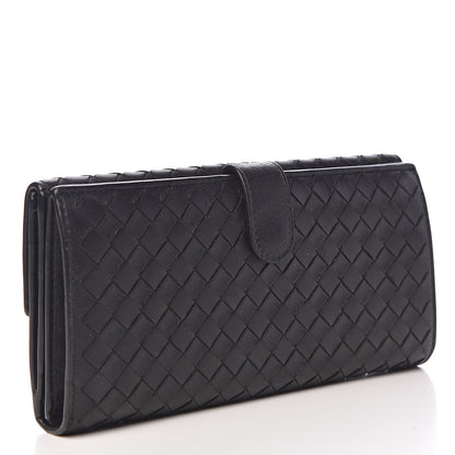 Bottega Veneta Nappa Intrecciato Continental Wallet Black 3 of 9