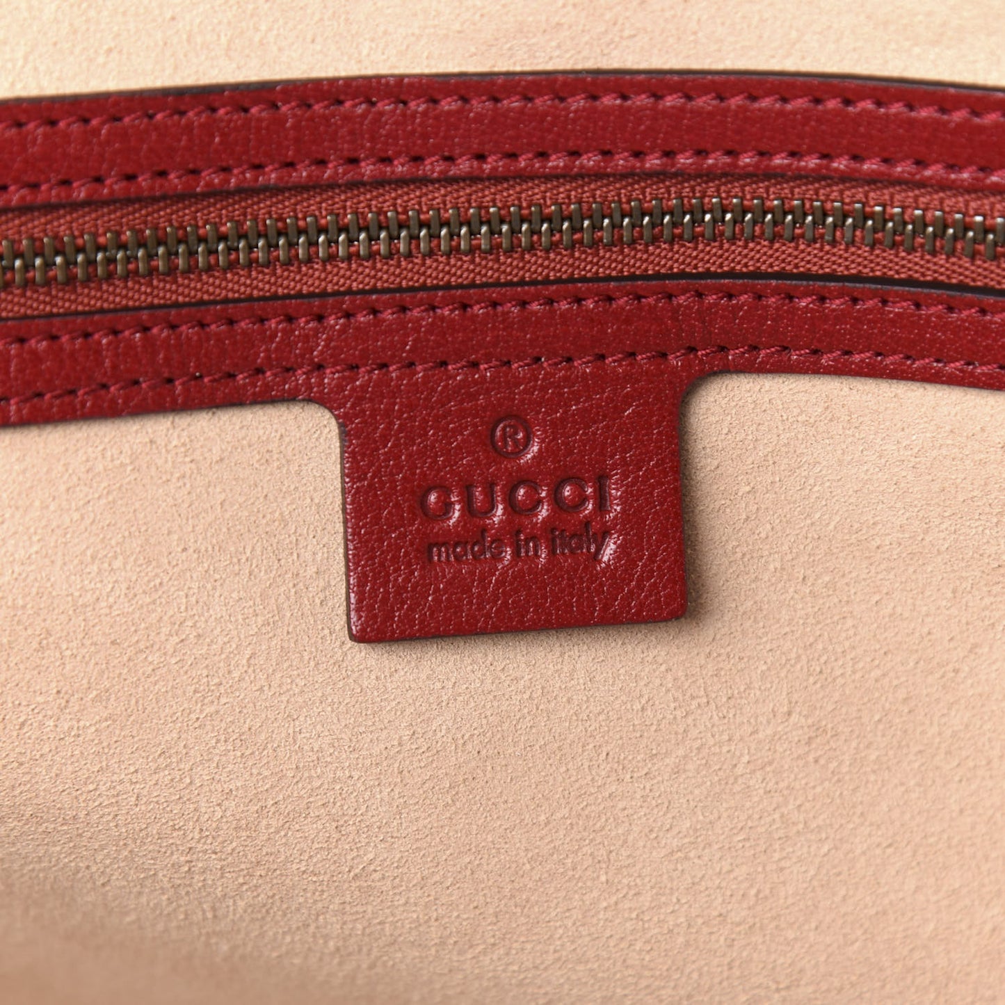 Calfskin Large Re(Belle) Top Handle Bag Red