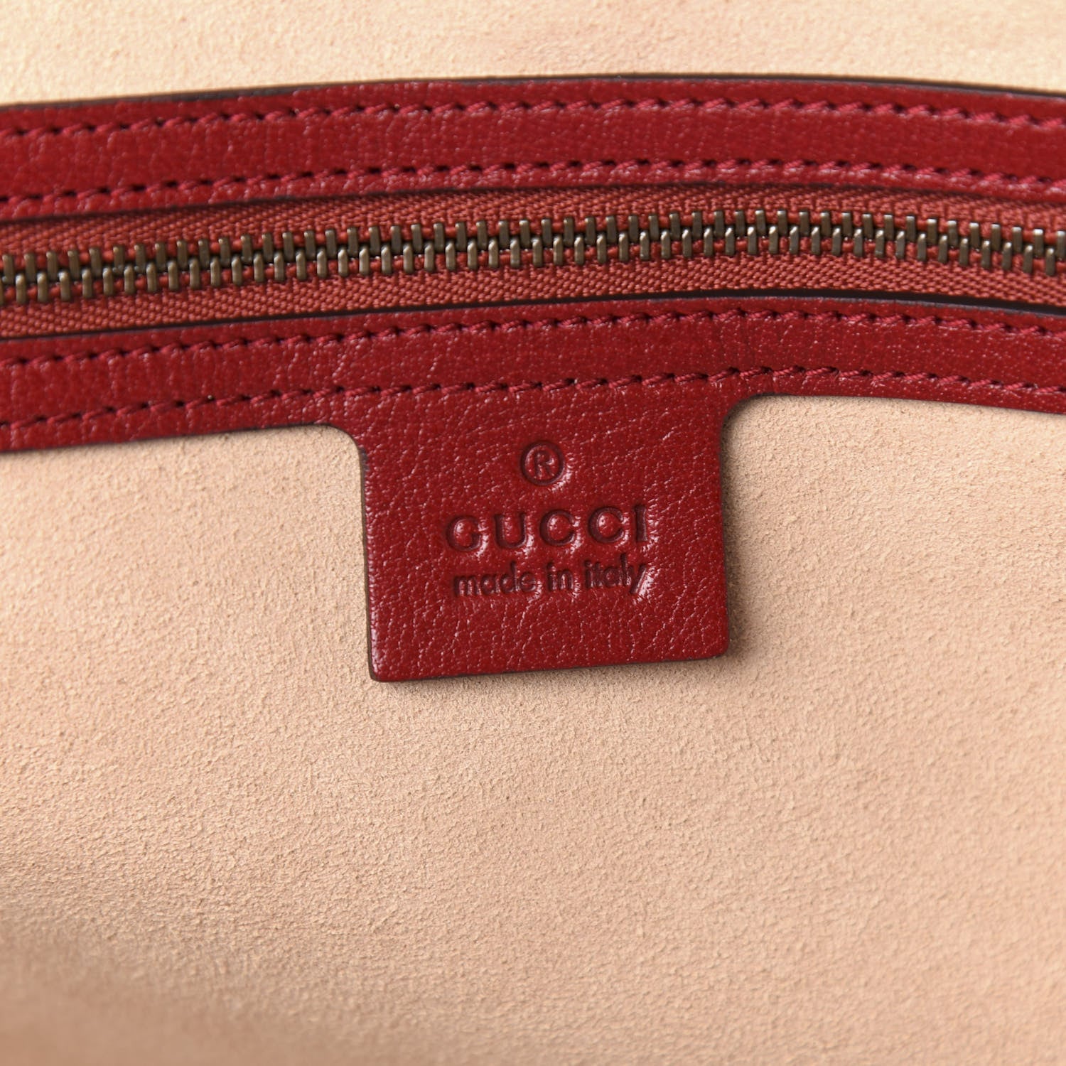 Gucci Calfskin Large Re(Belle) Top Handle Bag Red 6 of 9