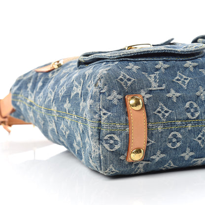 Louis Vuitton Denim Baggy GM Blue 5 of 16