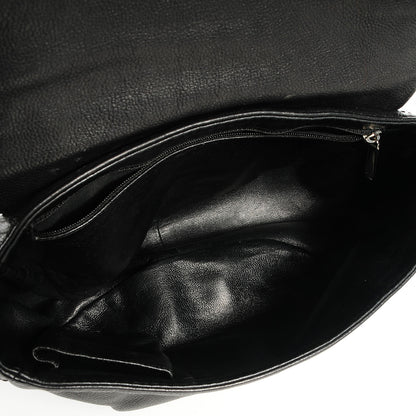 Chanel Caviar Half Moon Large Flap Black 5 of 7