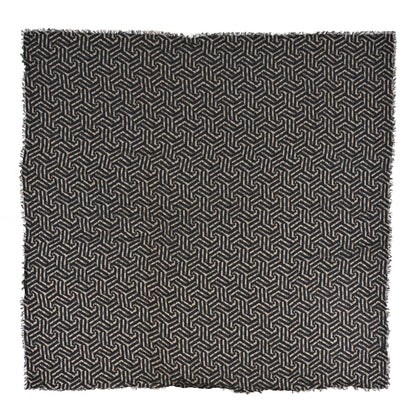 Gucci Modal Silk Monogram Mokki Square Scarf Rope Black 1 of 3