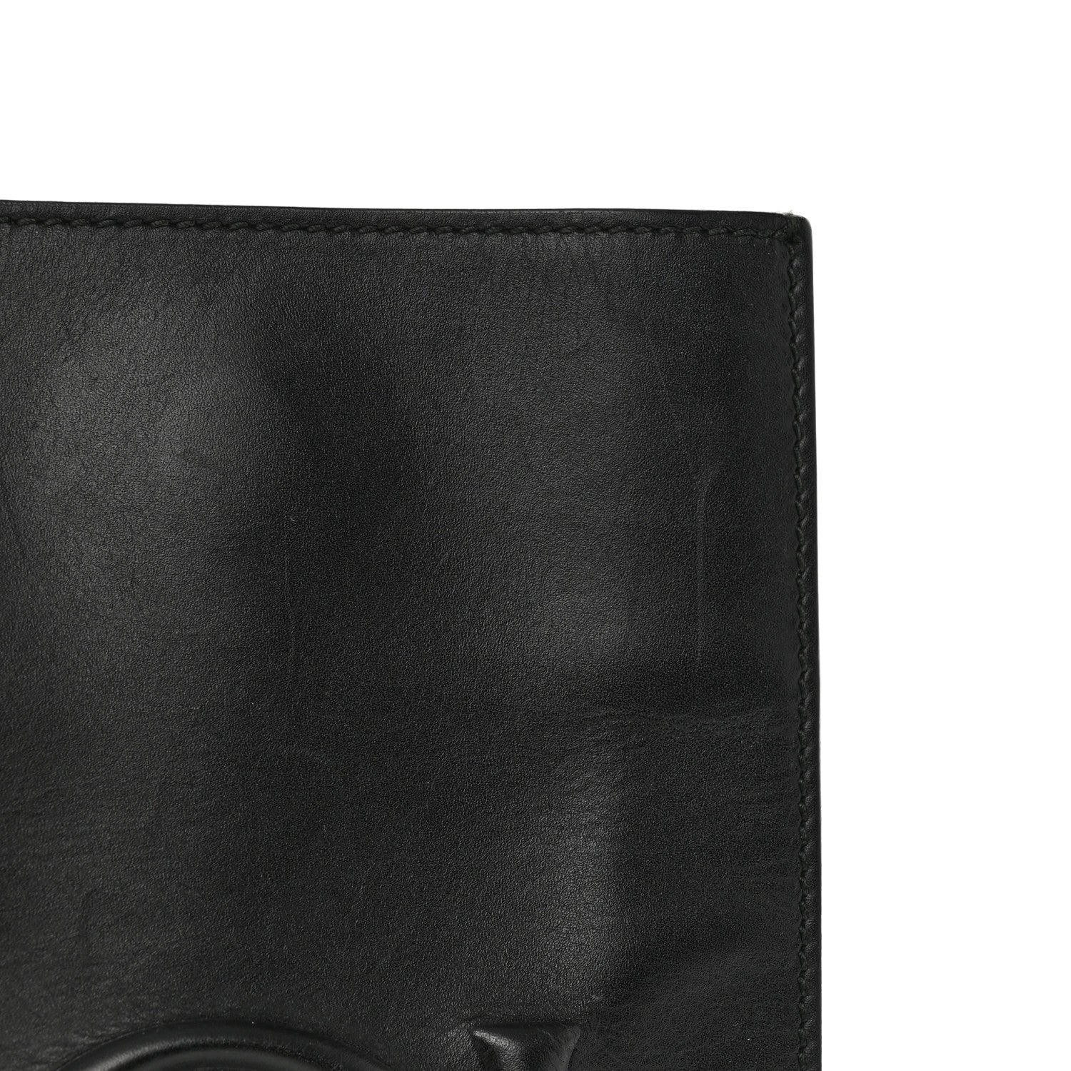 Gucci Calfskin Embossed XL Clutch Black 13 of 14