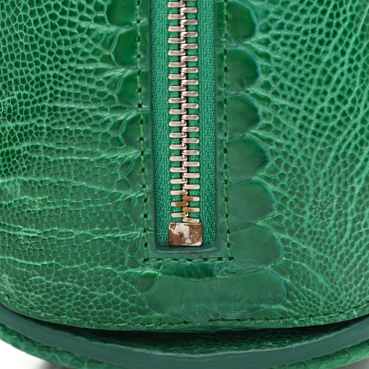 Alexander McQueen Calfskin Crocodile Embossed Mini Heroine Bag Green 17 of 17