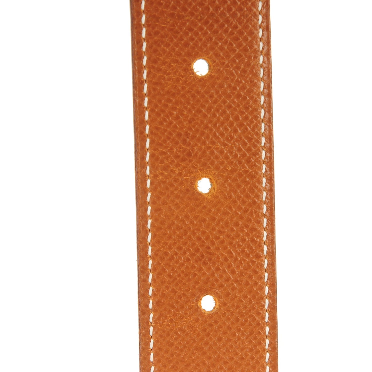Box Courchevel Reversible Horsebit H 32mm Belt 80 Noir Gold