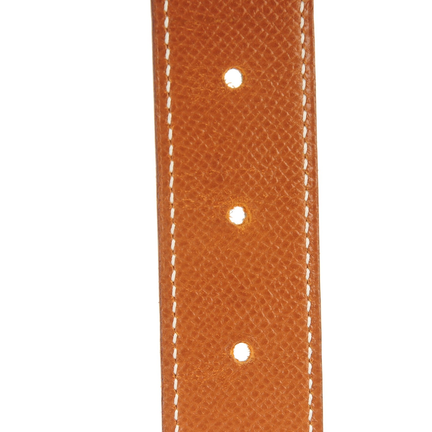 Hermes Box Courchevel Reversible Horsebit H 32mm Belt 80 Noir Gold 5 of 10