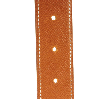 Hermes Box Courchevel Reversible Horsebit H 32mm Belt 80 Noir Gold 5 of 10