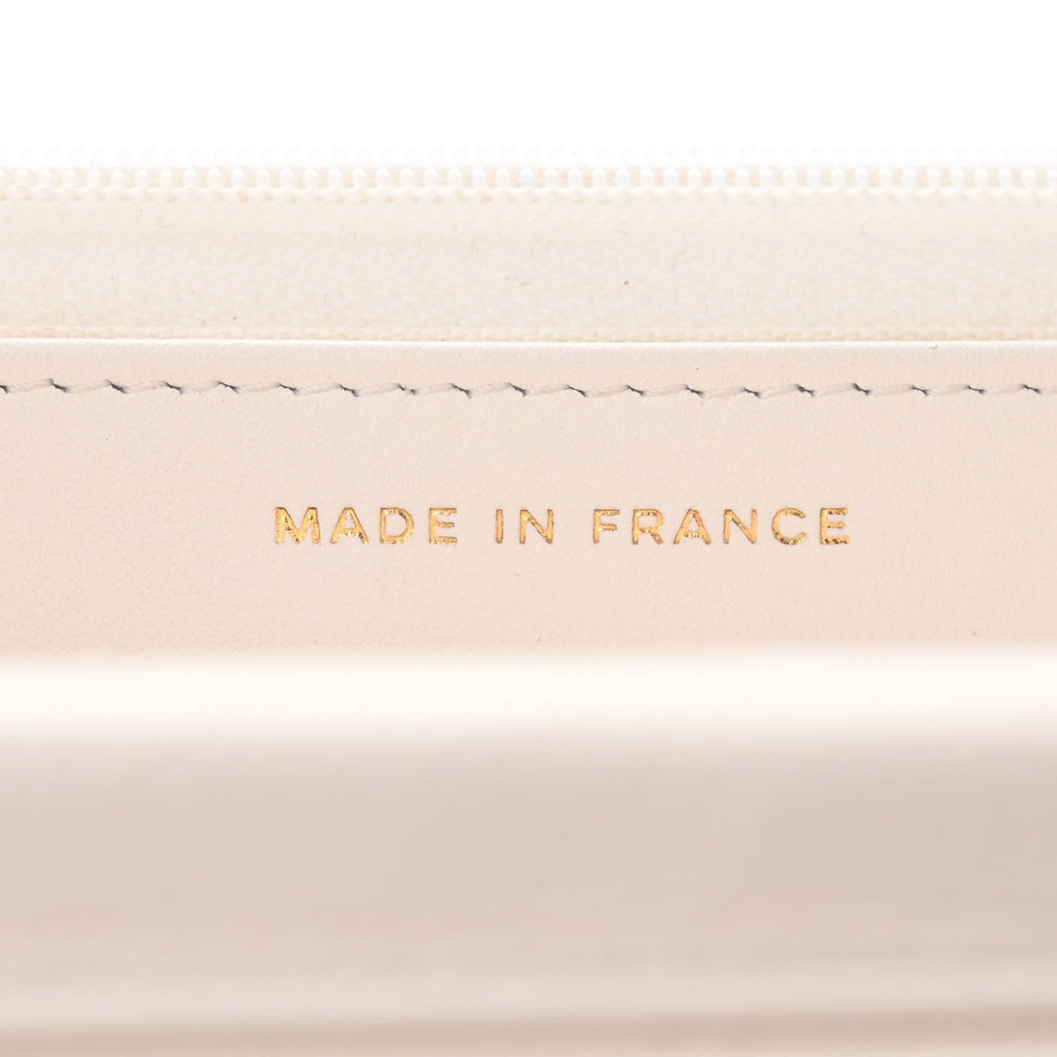 Chanel Caviar Quilted Wallet on Chain WOC White 7 of 12