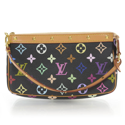 Louis Vuitton Monogram Multicolor Pochette Accessories Black 1 of 7
