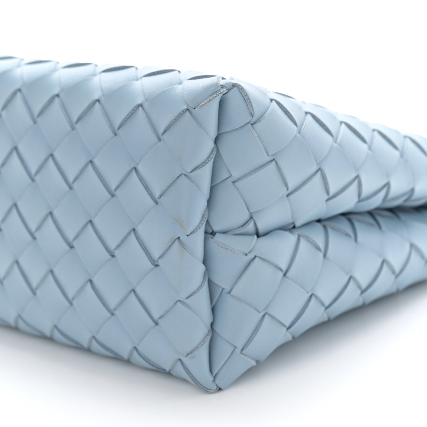 Nappa Intrecciato Small Andiamo Shoulder Bag Ice