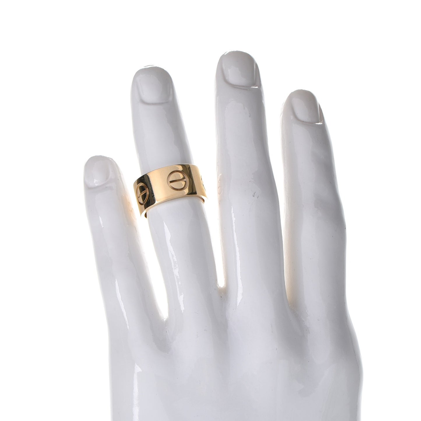 18K Yellow Gold 11mm LOVE Ring 61 9.75