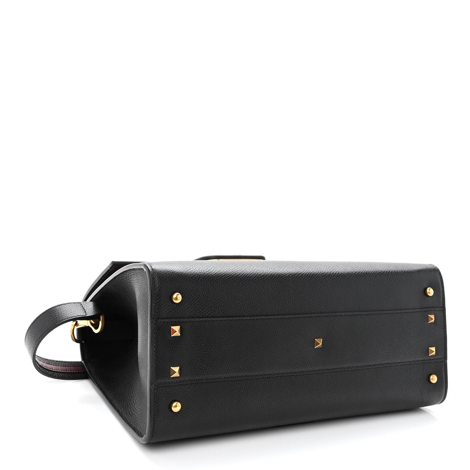 Valentino Garavani Grainy Calfskin Medium VSling Top Handle Bag Black 4 of 9