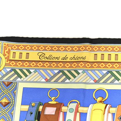 Hermes Silk Colliers de Chiens Scarf 90 5 of 5