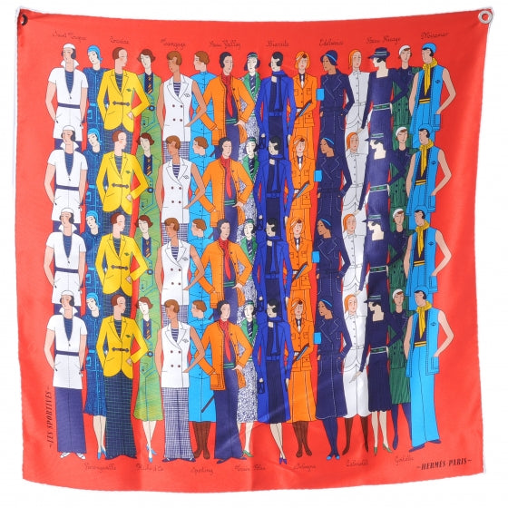 Hermes Silk Les Sportives Scarf 70 2 of 7