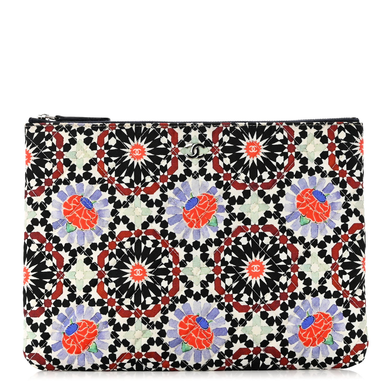 Chanel Coated Canvas Paris Dubai Medium Cosmetic Case Multicolor 1 of 8