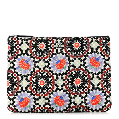 Chanel Coated Canvas Paris Dubai Medium Cosmetic Case Multicolor 1 of 8