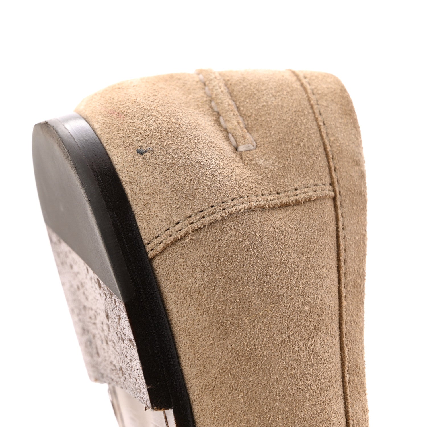 Christian Dior Suede Calfskin Shearling DiorAlps Dior Boy Loafers 38.5 Rope Beige 11 of 11