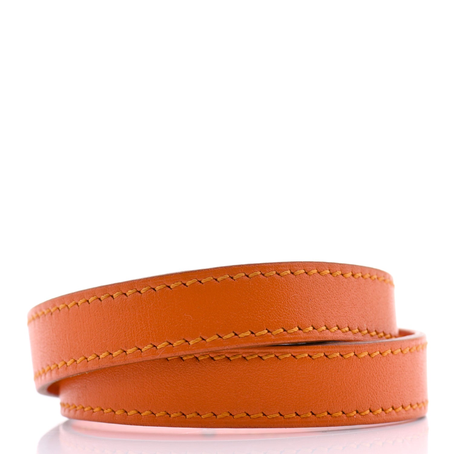 Hermes Box Kelly Double Tour Bracelet S Orange 3 of 5