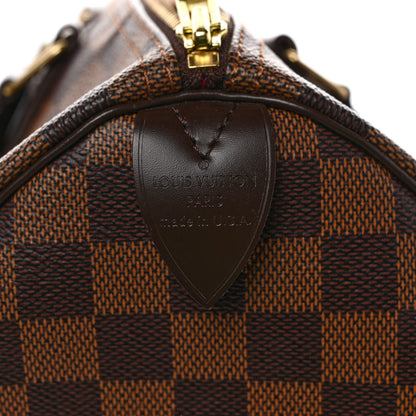 Louis Vuitton Damier Ebene Speedy 30 6 of 9