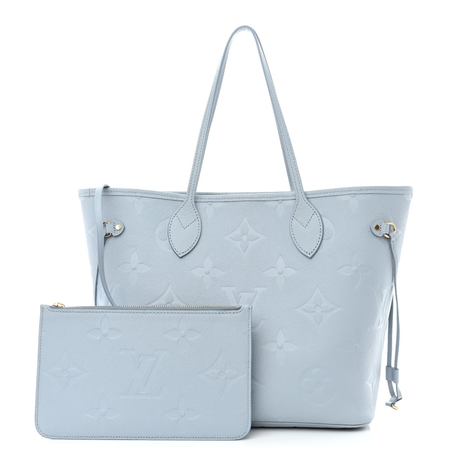 Louis Vuitton Empreinte Monogram Giant Neverfull MM Blue Hour 1 of 12