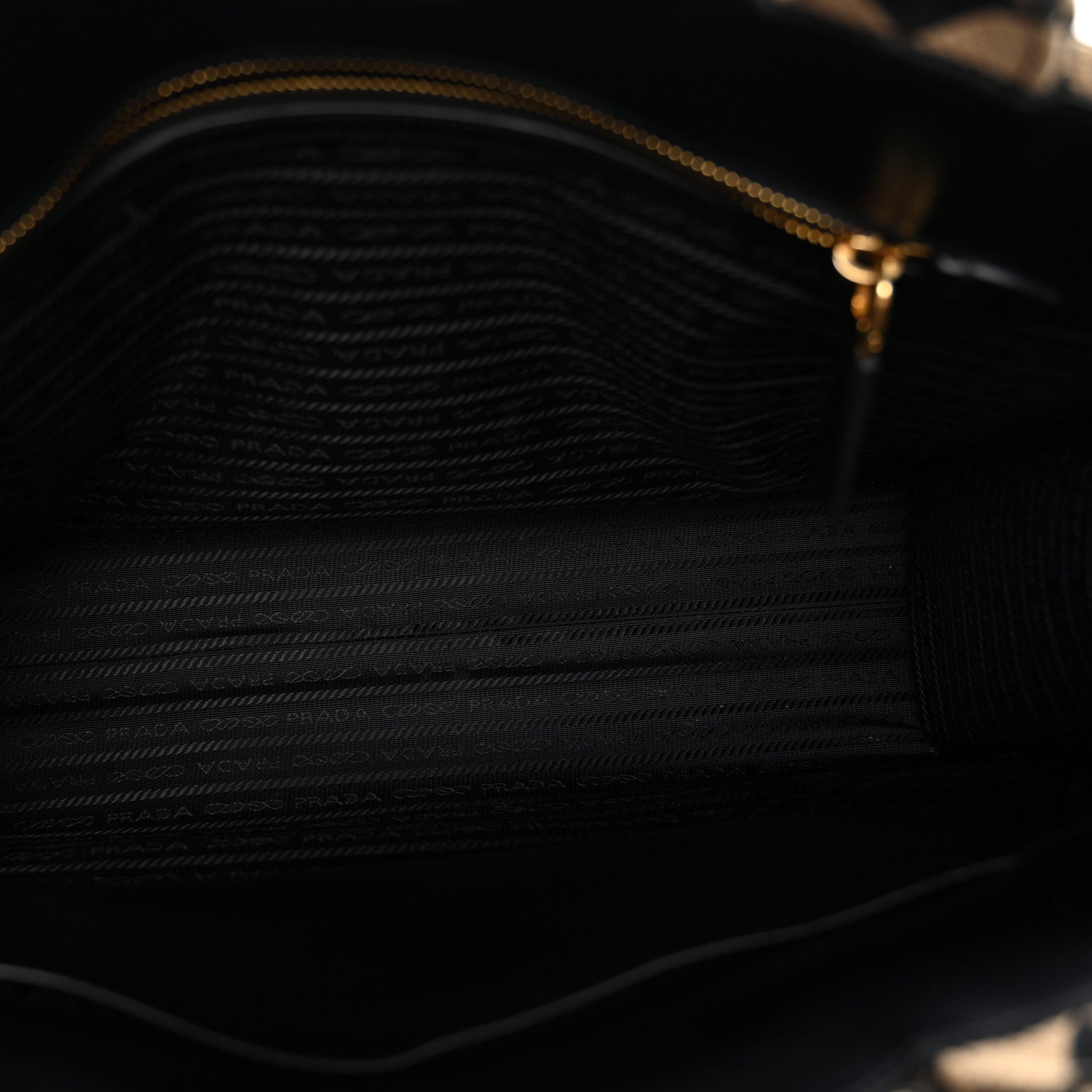 Prada Jacquard Saffiano Triangolo Symbole Embroidered Large Tote Black Corda 5 of 13