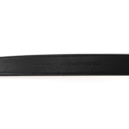 Saint Laurent Smooth Calfskin Square Buckle Belt 100 40 Black 6 of 8