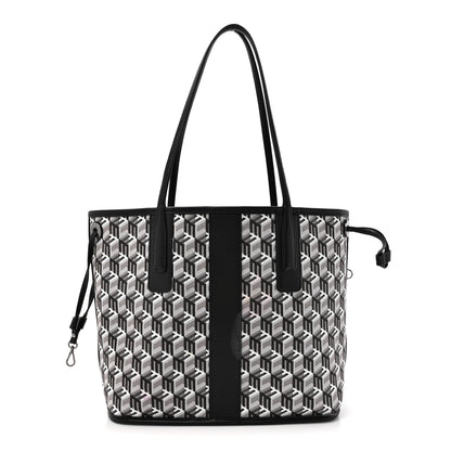 MCM Visetos Small Liz Reversible Shopper Tote Black 4 of 19