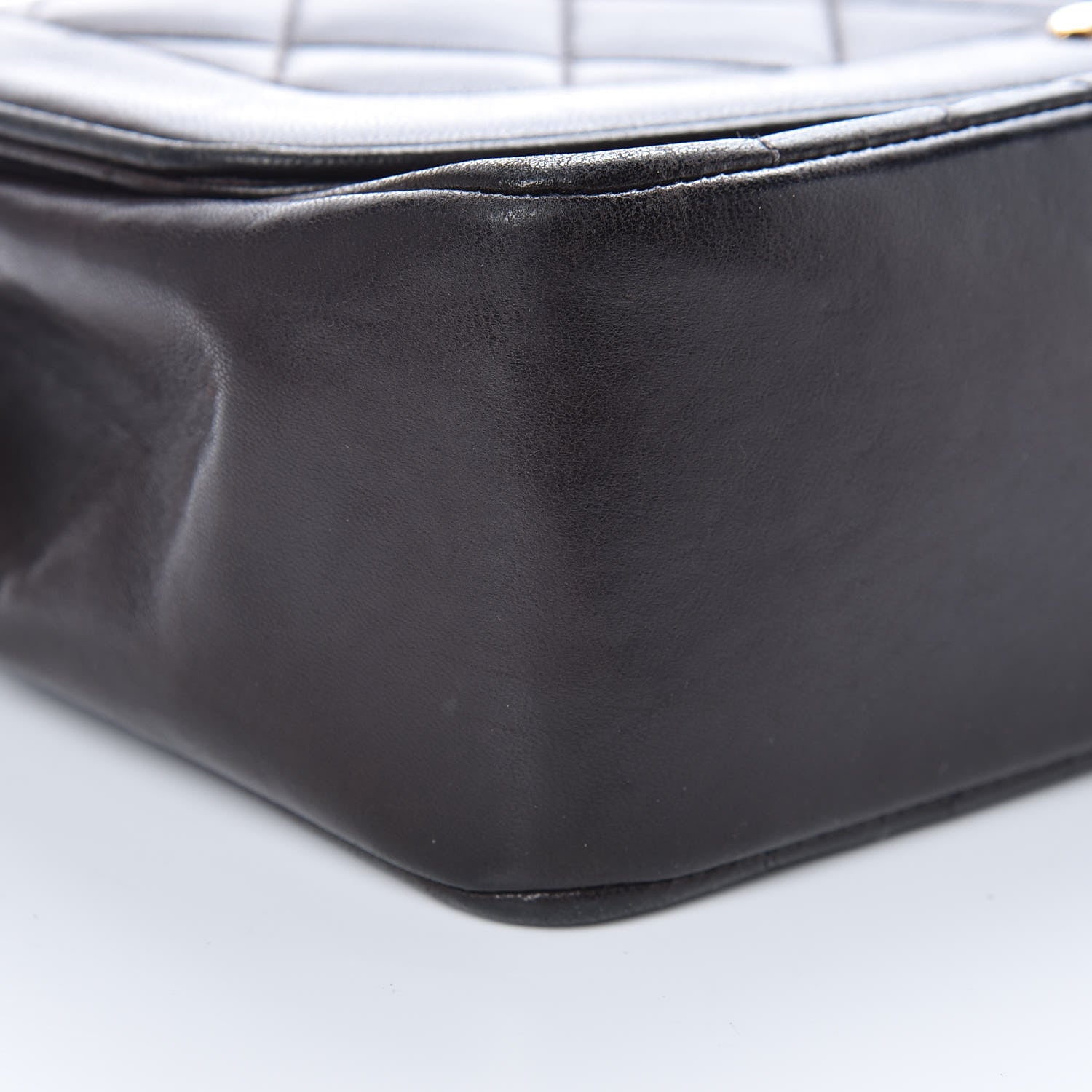Chanel Lambskin Quilted Medium Single Flap Black 9 of 15
