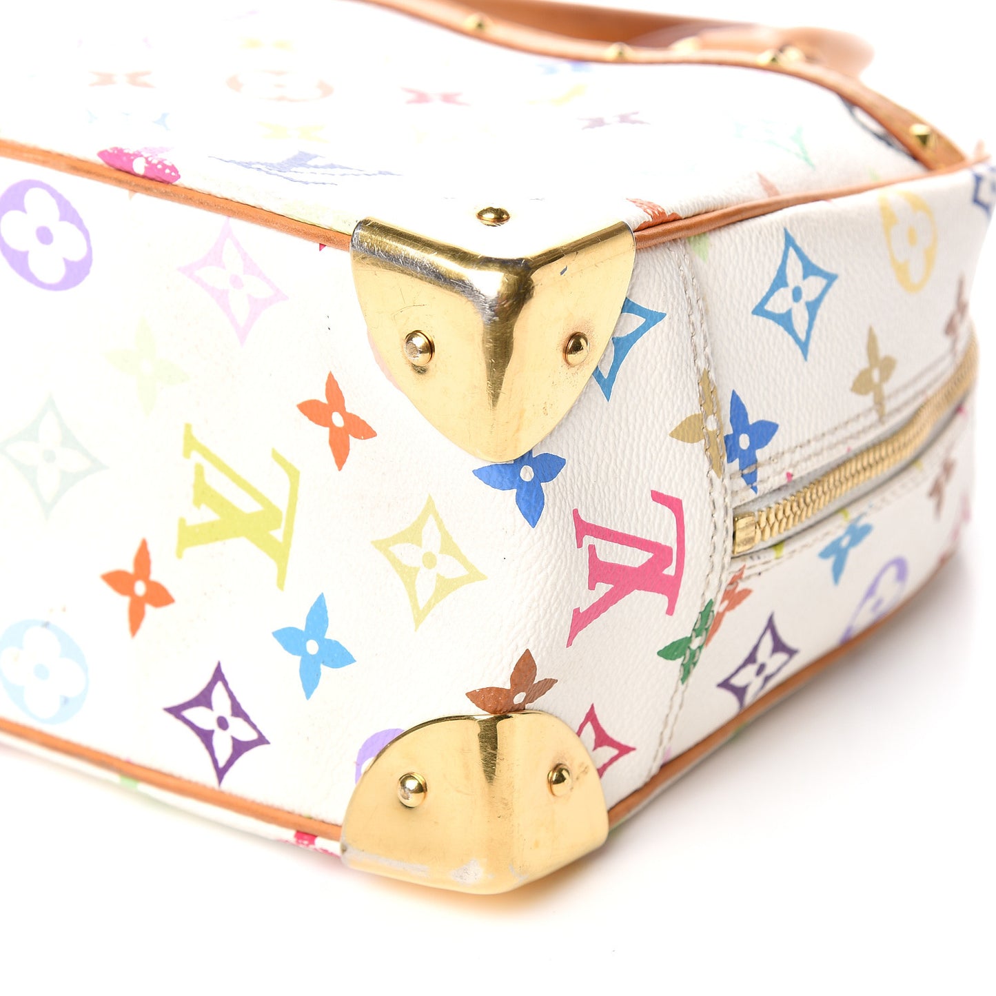 Monogram Multicolor Trouville White