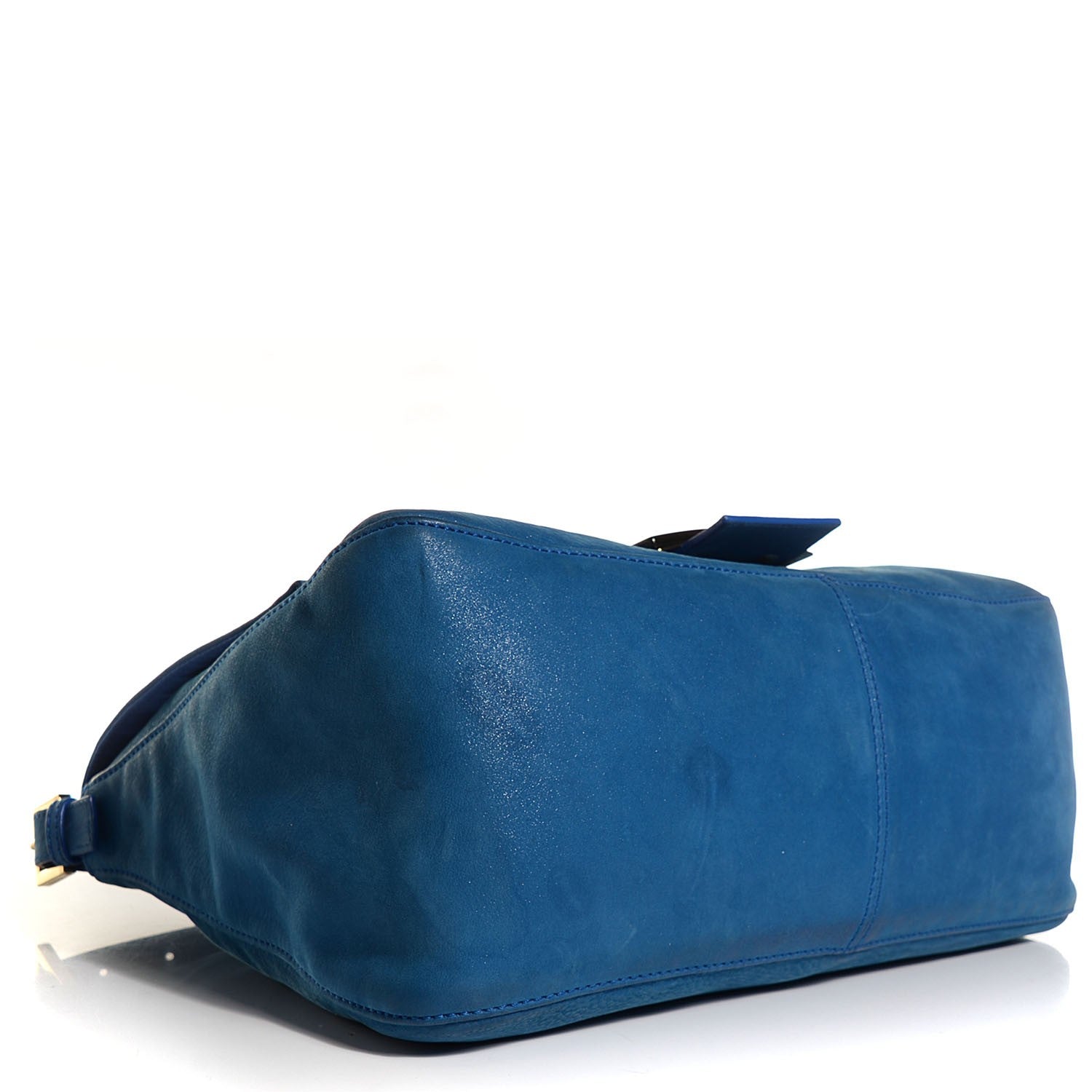 Fendi Vitello Savana Big Forever Mama Baguette Carta Zucchero Tartaruga Natural 4 of 11