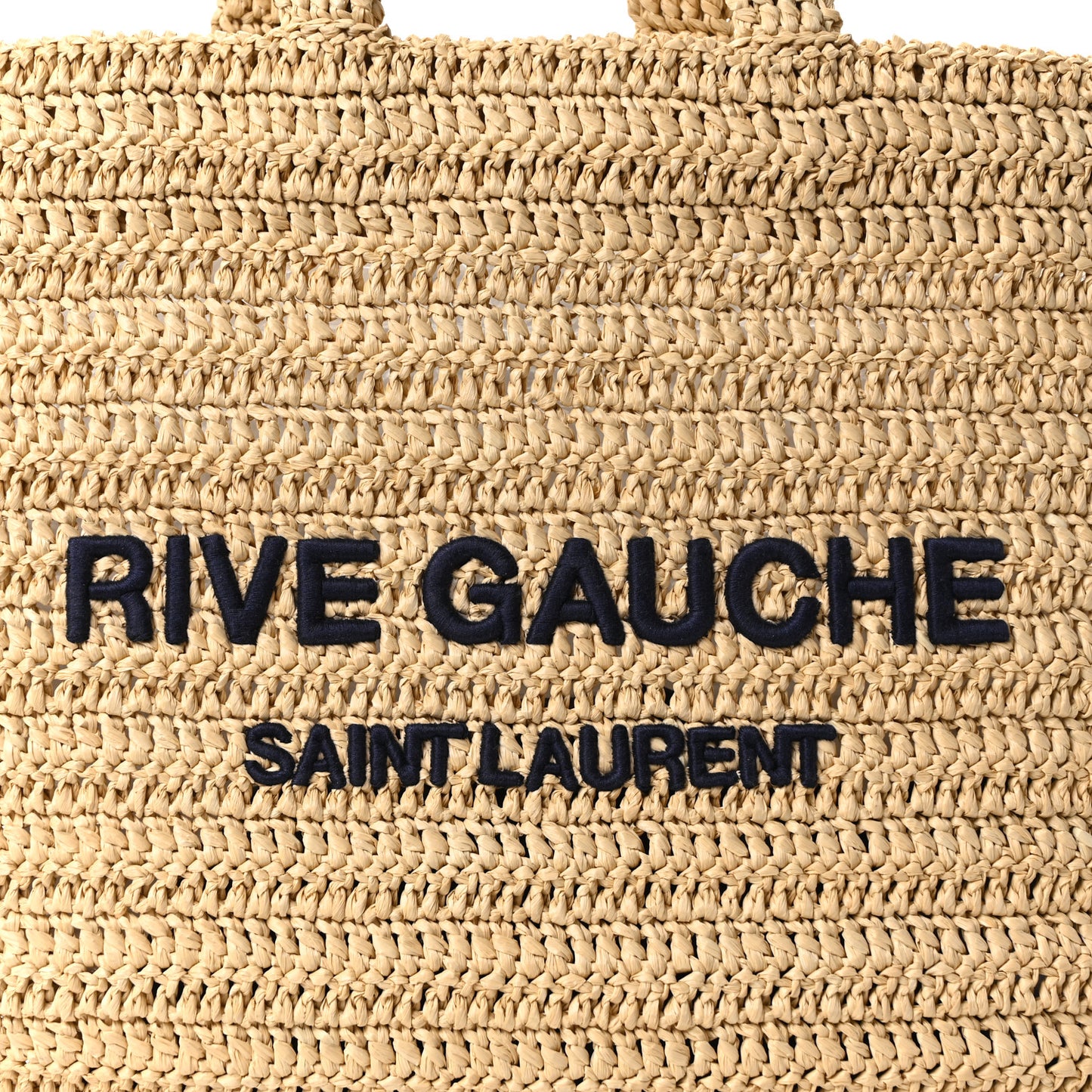 Raffia Rive Gauche Tote Natural