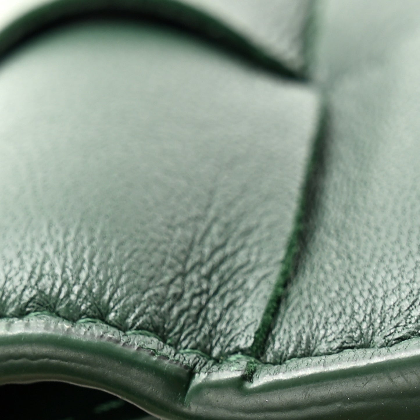 Nappa Maxi Intrecciato Bifold Zip Wallet Raintree