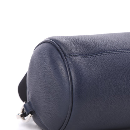 Christian Dior HOMME Grained Calfskin Mens Roller Pouch Navy Blue 8 of 9